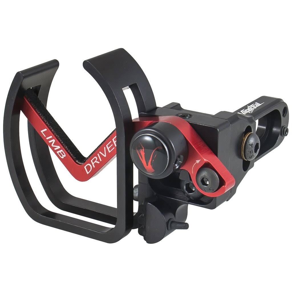 Vapor Trail Limb Driver Pro-V Rest Black-Red RH