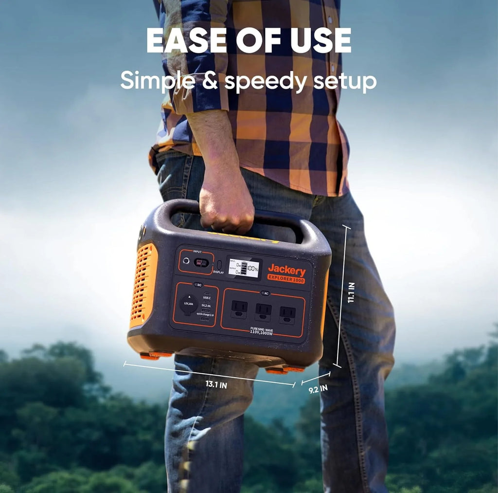 Jackery Explorer 1000 Portable Power Station W906