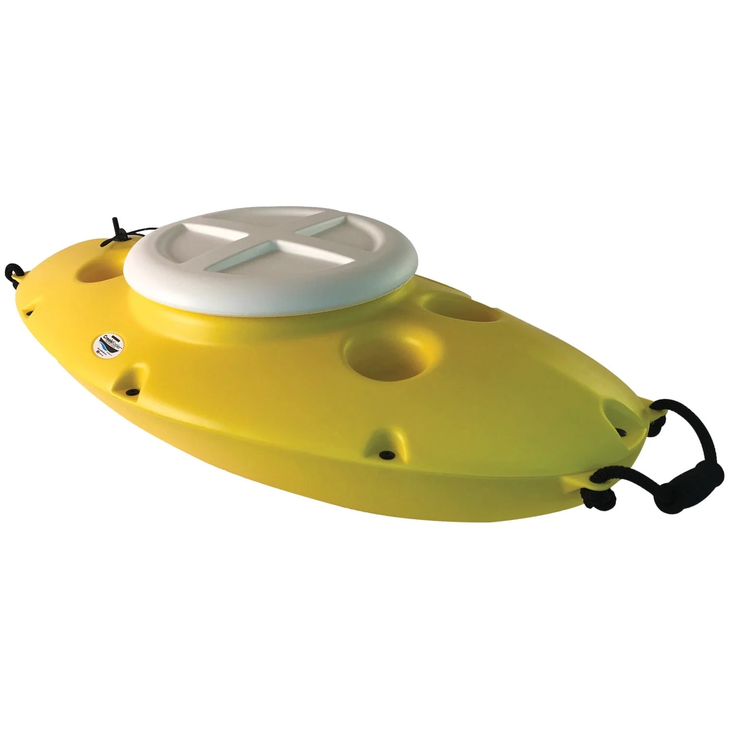 Creekkooler 30 qt Hard Side Floating Cooler, Yellow R231161