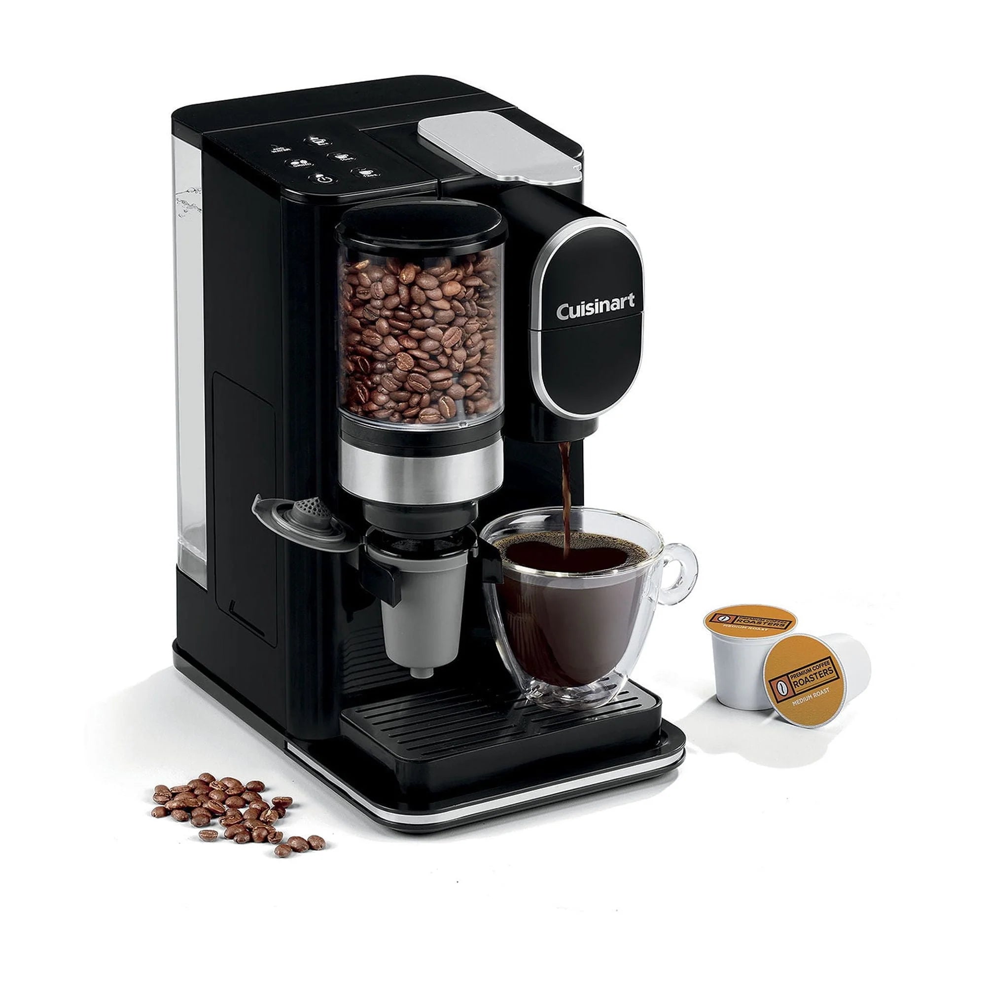 Cuisinart Grind & Brew? Single-Serve Coffeemaker, 100g, Black, DGB-2
