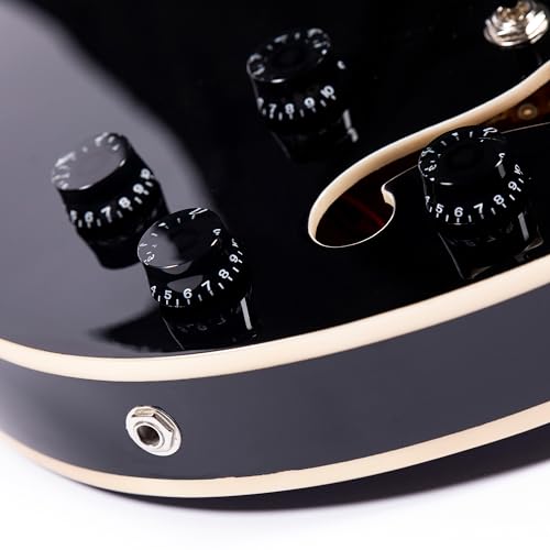 Redid Semi-Hollow Body Electric Guitar RD-100 with F-Hole, Maple Neck, Humbucker Pickups G2932
