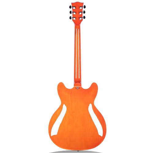 Redid Semi-Hollow Body Electric Guitar RD-100 with F-Hole, Maple Neck, Humbucker Pickups G2932