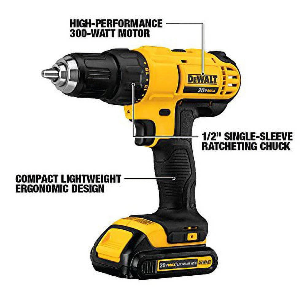 DeWALT 20V MAX Cordless Drill & Impact Driver Combo Kit L934648