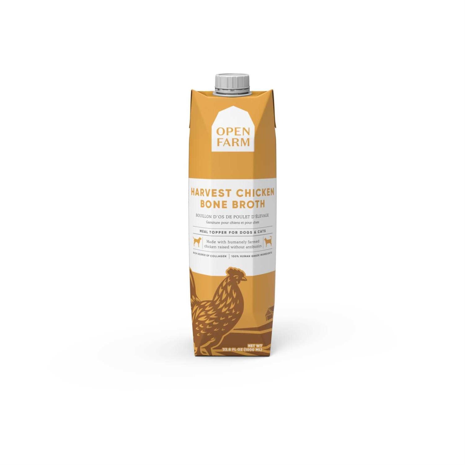 Open Farm Grass-Fed Beef Bone Broth for Dogs & Cats L1308