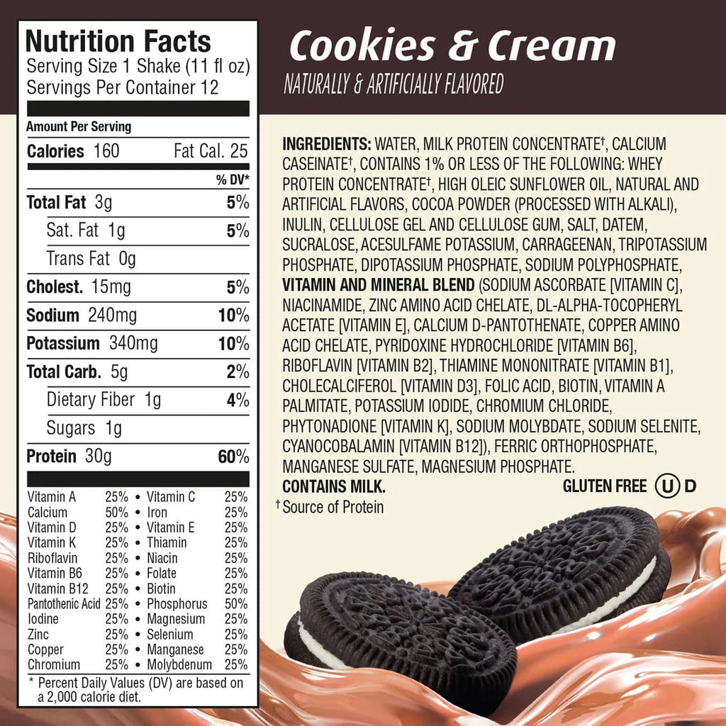Premier Protein Vanilla Shake, 30g Protein, 11 fl oz, 12 Ct J475