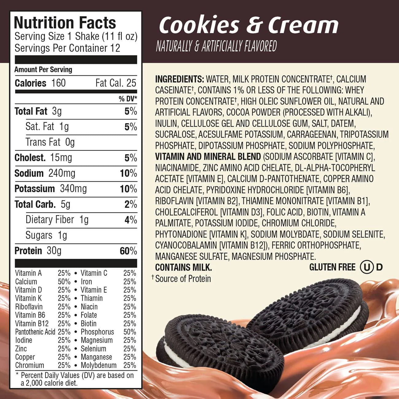 Premier Protein Vanilla Shake, 30g Protein, 11 fl oz, 12 Ct J475