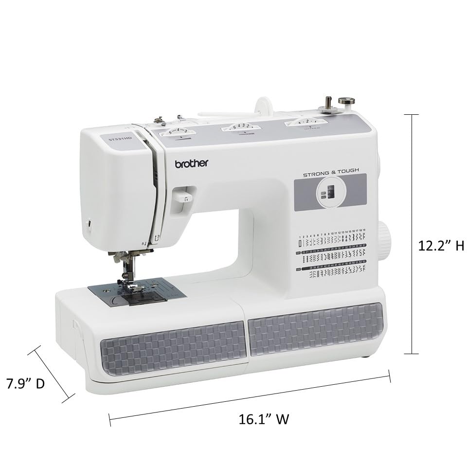 Brother ST371HD Sewing Machine, 37 Built-in Stitches, Free Arm W679
