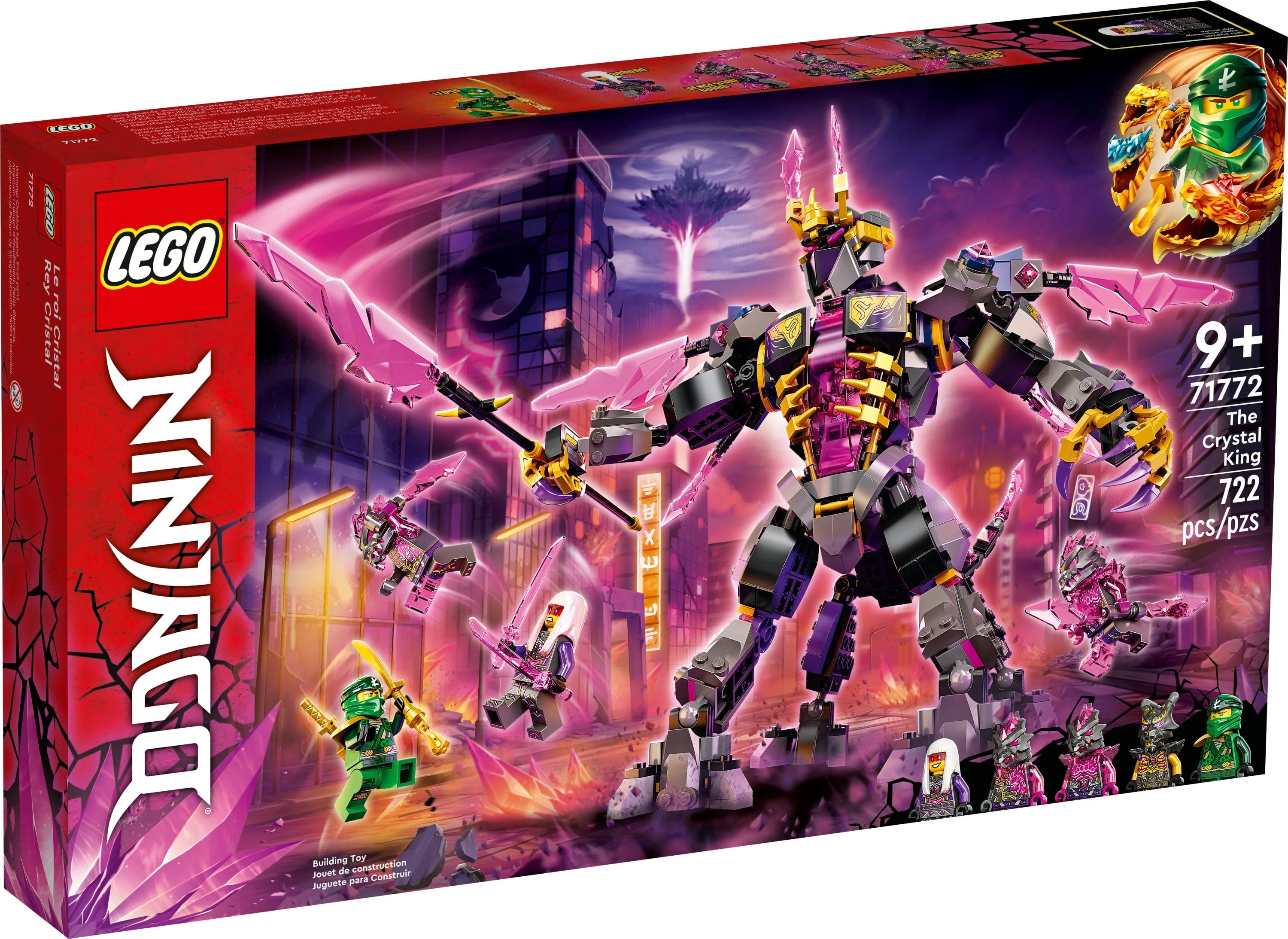 LEGO NINJAGO The Crystal King Building Toy Set with Lloyd Minifigure B47735