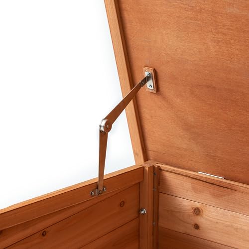 TAKUKA Outdoor Wooden Dog House for Small Medium Large Dogs, Waterproof with Wooden Floor M6908