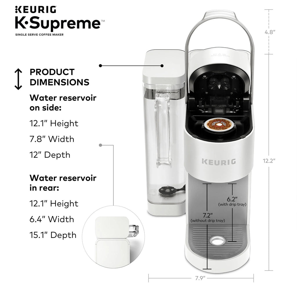 Keurig K-Supreme Single-Serve K-Cup Pod Coffee Maker, Black G914