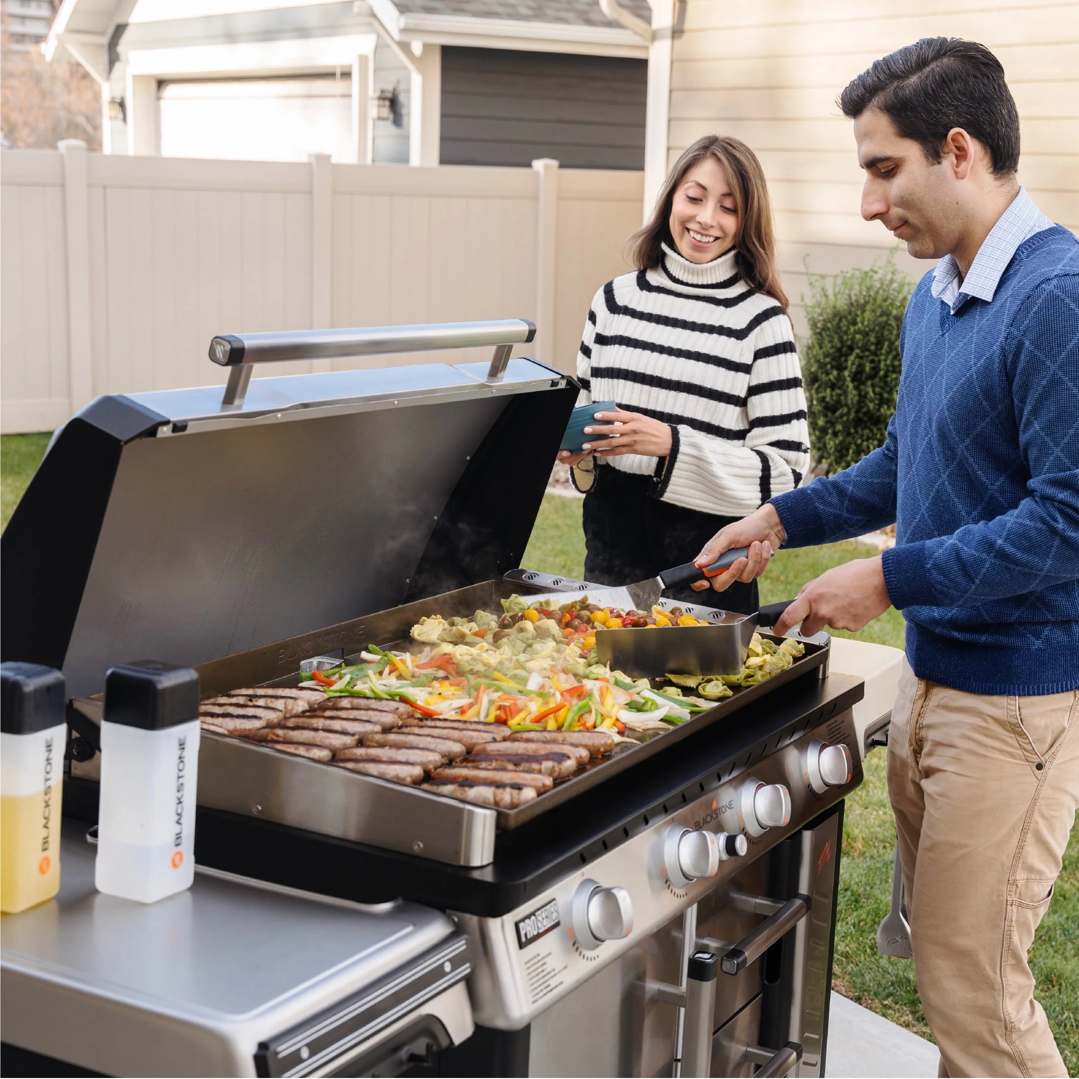 Blackstone ProSeries 4-Burner 36 Propane Griddle with Stainless Steel Cabinet J141808
