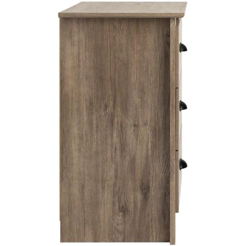 Prepac Sonoma Tall Nightstand with 3 Drawers, Black Q28004