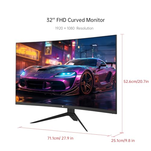 32 Inch 4K Smart Monitor with Google TV, Dolby Audio, HDR, KVM, USB-C 65W PD C7046