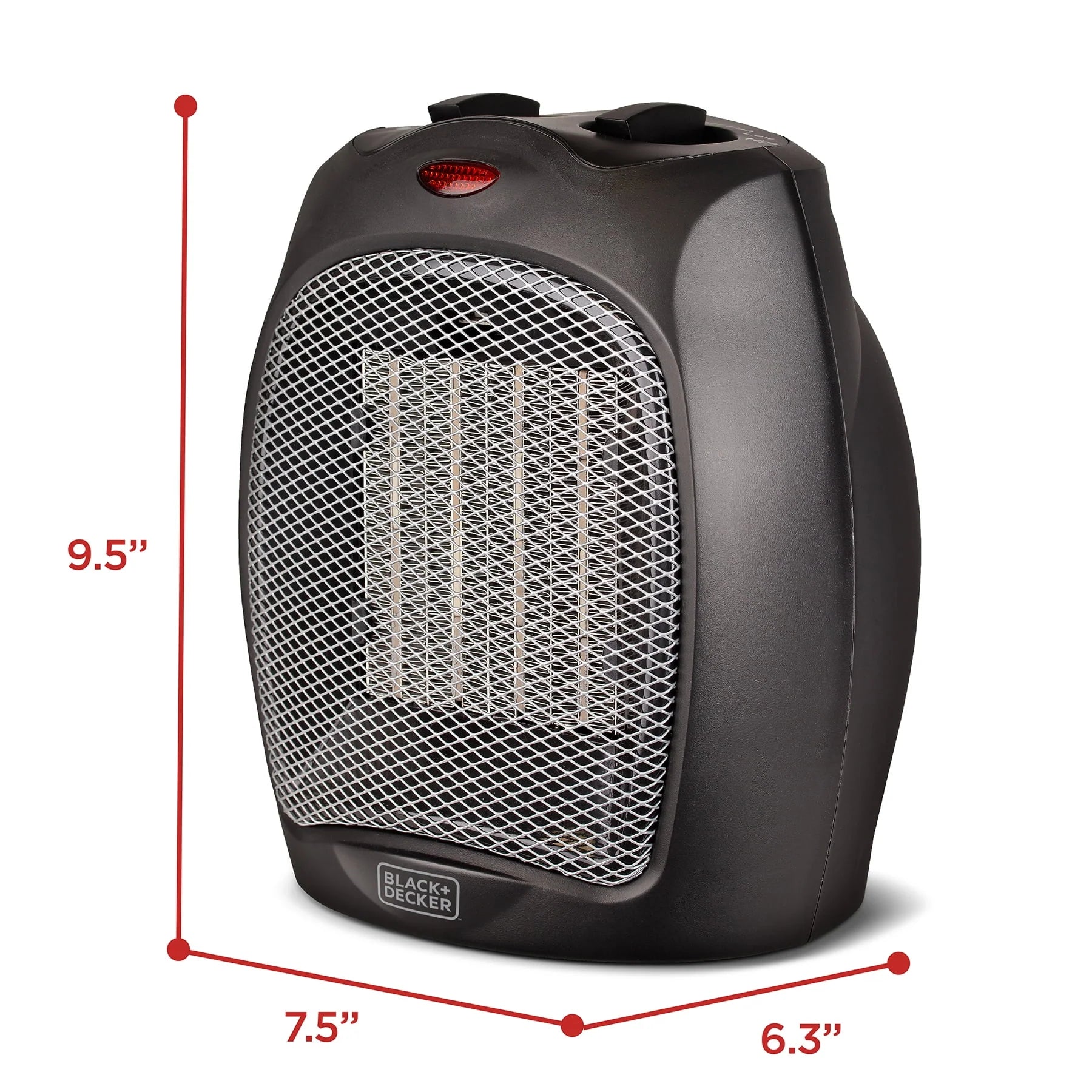 Black+Decker Portable Ceramic Space Heater 1500W W68162