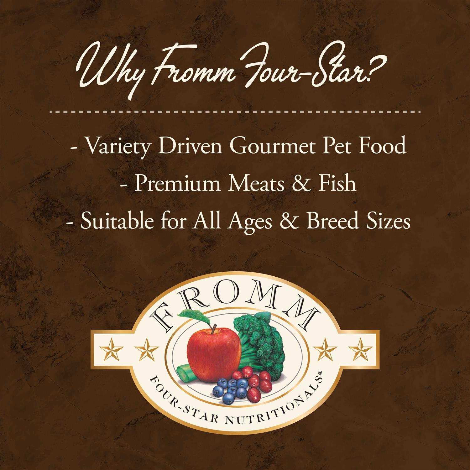 Fromm Four Star Salmon A La Veg Dog Food U389