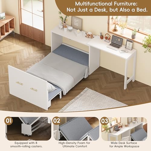 Ball & Cast Queen Murphy Bed Wall Chest with USB and Storage X29201