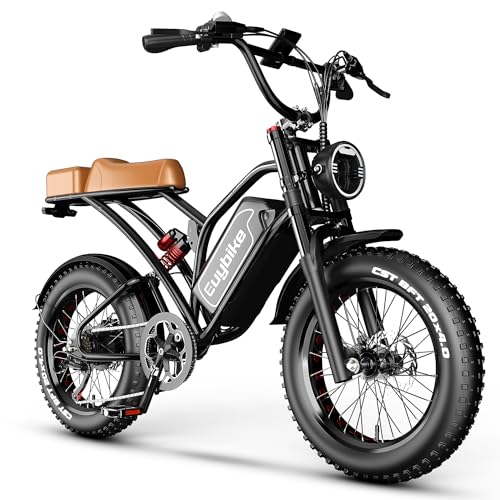 Electric Bike for Adults, 2000W Motor, 48V 25AH Battery, 20" Fat Tires S65549