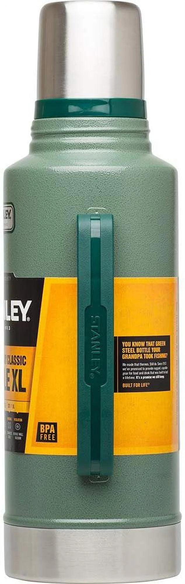 Stanley Classic Vacuum Bottle 2QT Hammertone Green Z97116