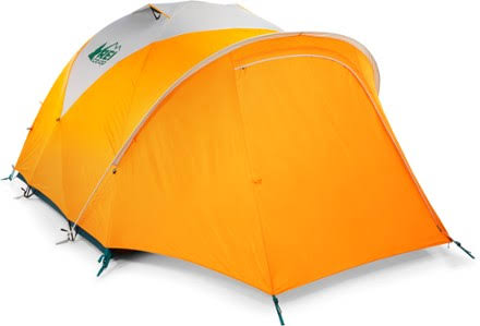 Rei Co-op Base Camp 4 Tent Orange J89101