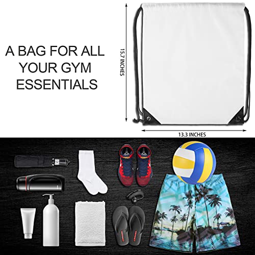 GoodtoU 40 Pack Drawstring Backpacks Waterproof Nylon Cinch Bags for School Gym N792