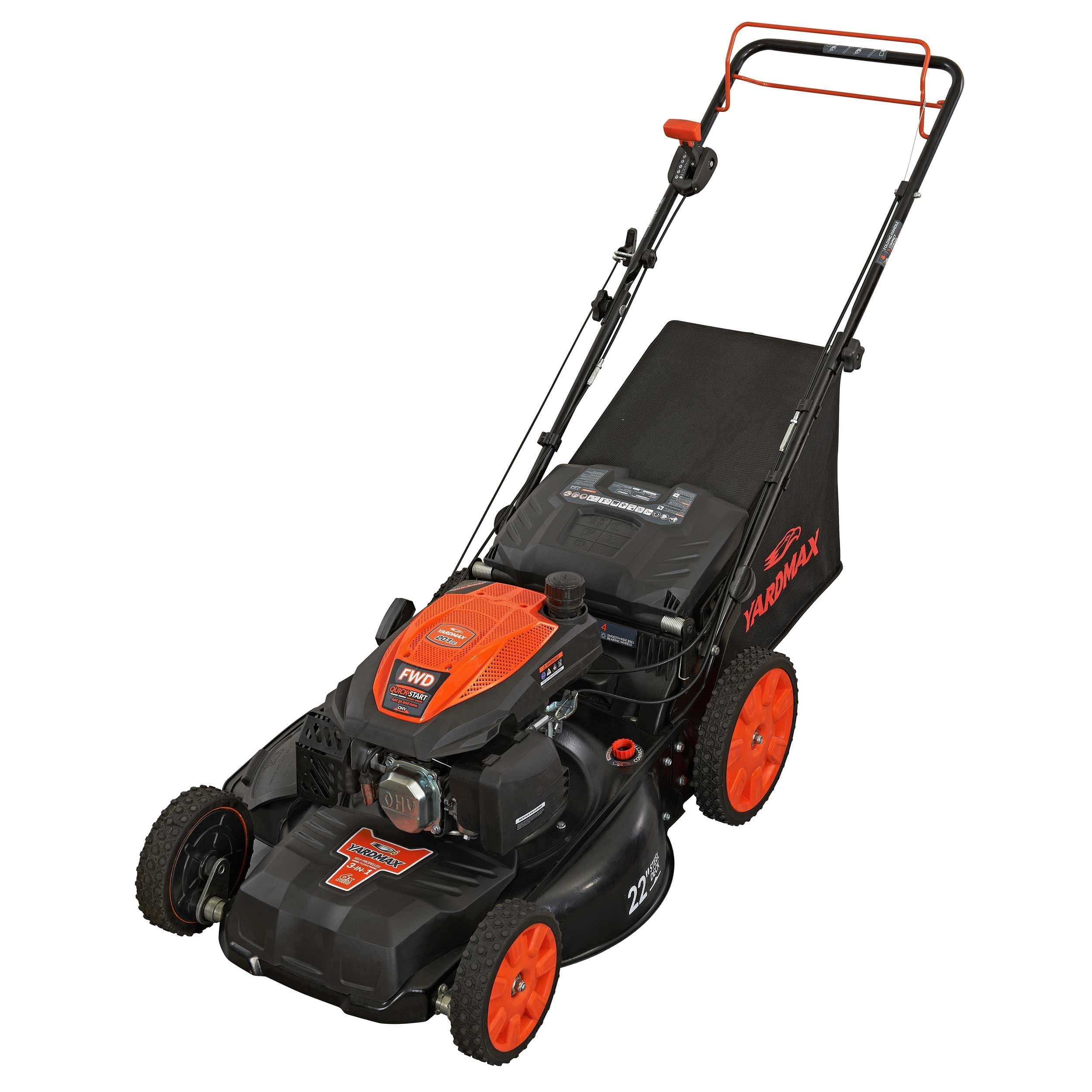 22 in. 201cc SELECT PACE 6-Speed CVT FWD 3-in-1 Gas Self-Propelled Lawn Mower O4601