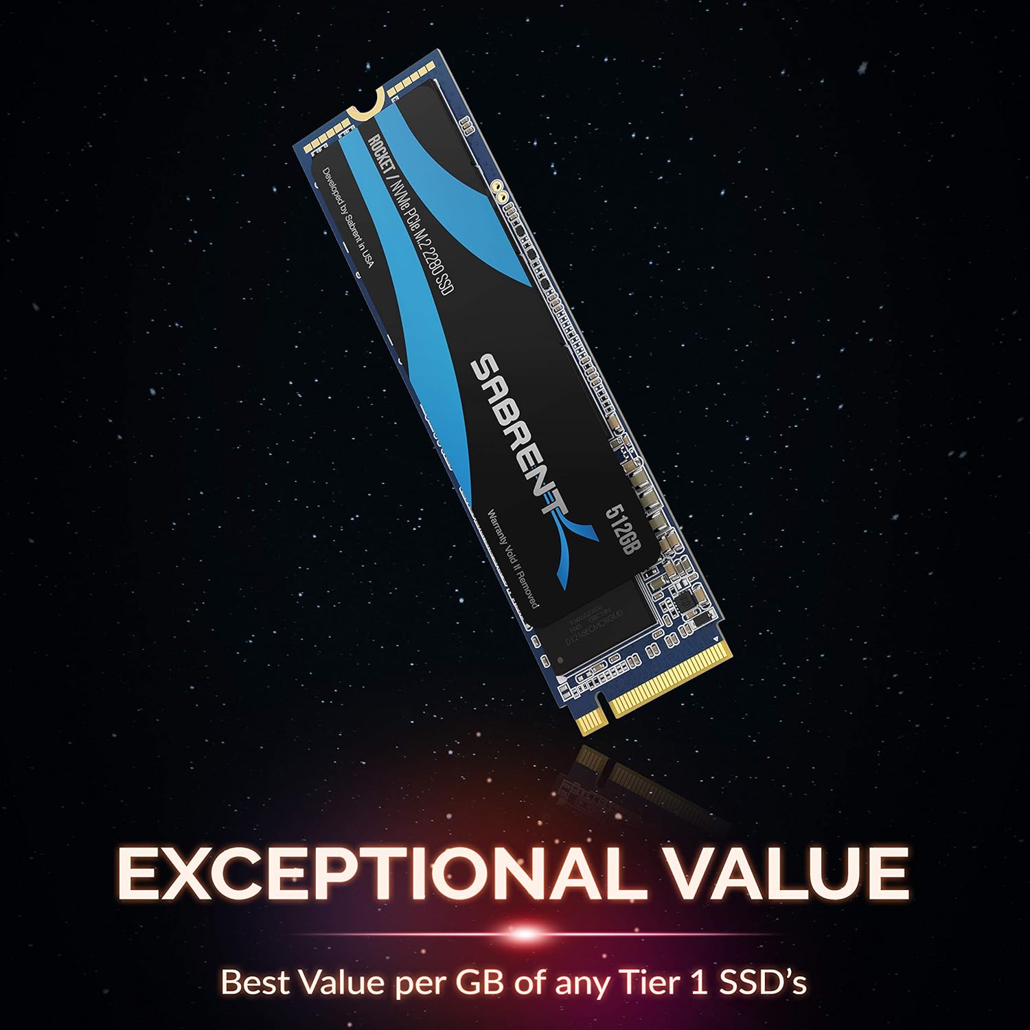 Sabrent 512GB Rocket NVMe PCIe M.2 2280 Internal SSD (SB-ROCKET-512) 2-Pack X702