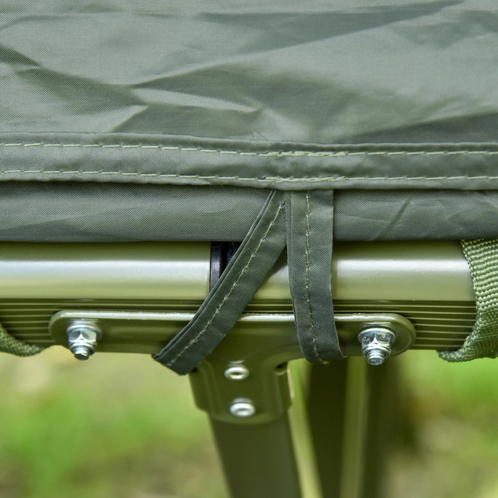 Outsunny 2 Person Foldable Camping Cot with Tent and Air Mattress X49896