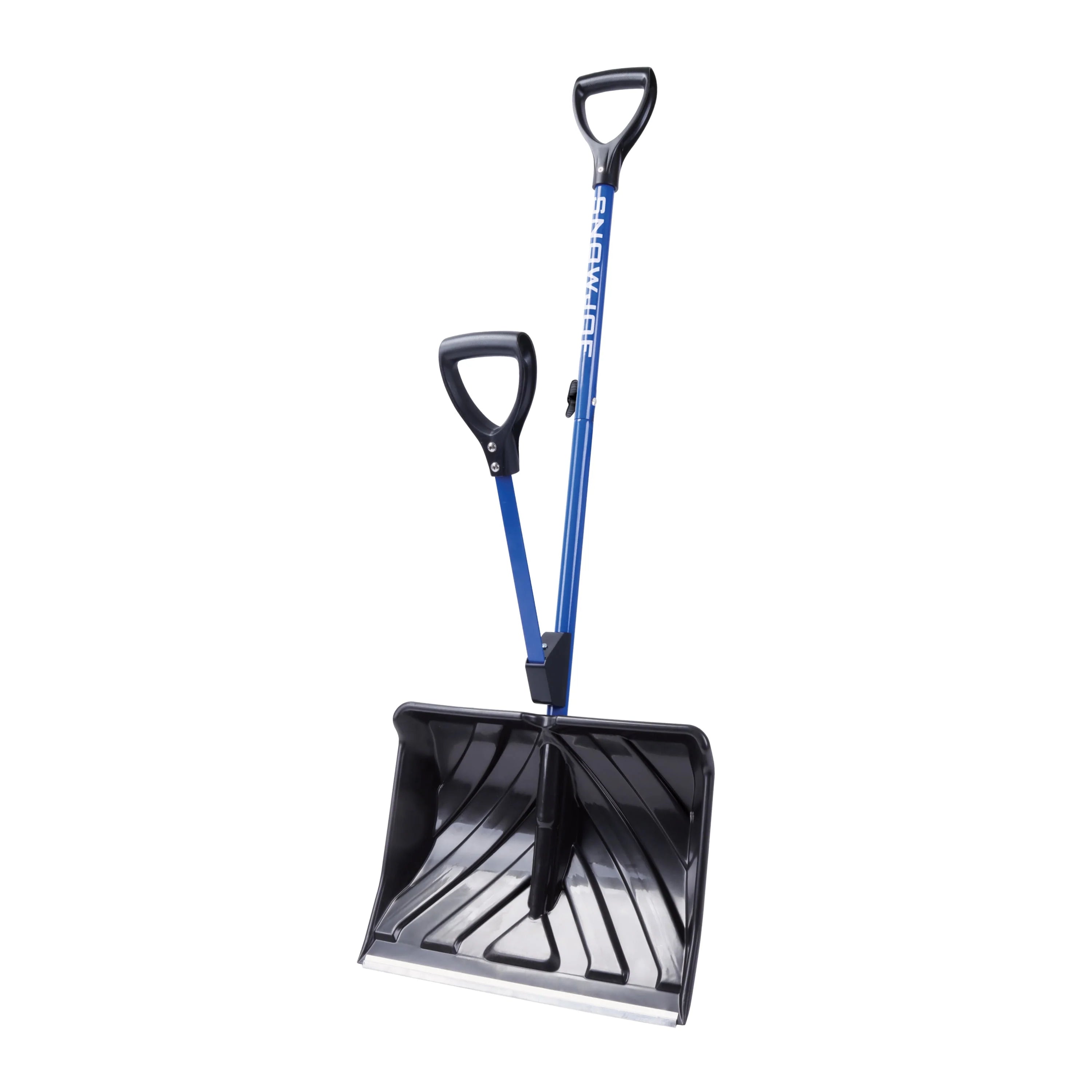Snow Joe Shovelution Strain-Reducing Snow Shovel, 18-Inch Poly Blade L7115