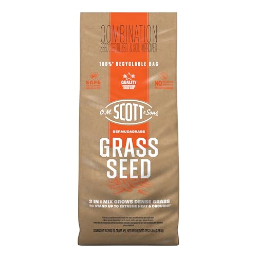 Scotts Tall Fescue Blend Grass Seed with Fertilizer and Soil Improver, 8 lbs A926