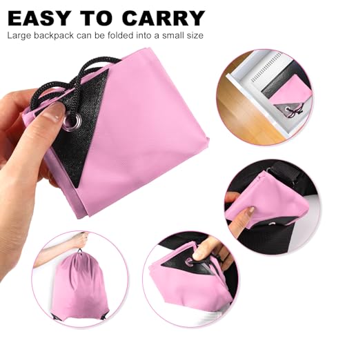 GoodtoU 40 Pack Drawstring Backpacks Waterproof Nylon Cinch Bags for School Gym N792