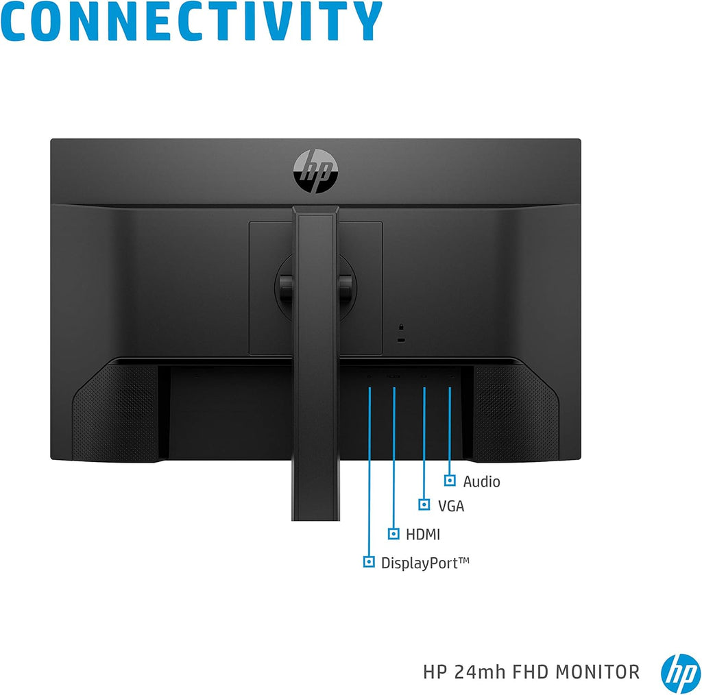 HP 24mh 23.8-inch FHD IPS Monitor with Speakers and VESA Mount R701642