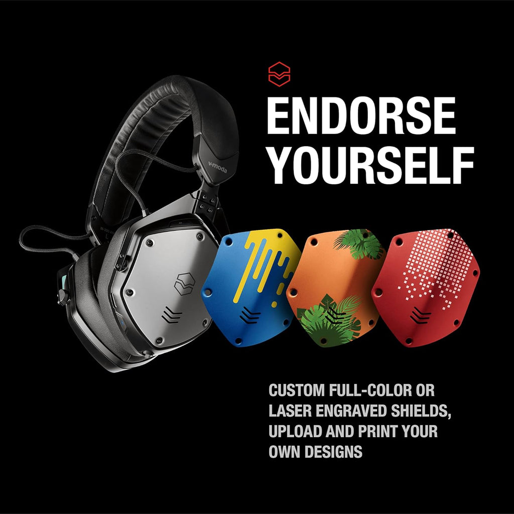 V-MODA M-200 ANC Wireless Bluetooth Over-Ear Headphones with Mic, Matte Black K538033