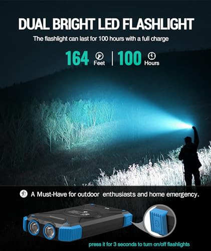 BLAVOR Solar Charger Power Bank 10,000mAh, Wireless, 20W USB-C S38060