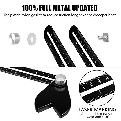 Saker Contour Gauge Duplication 10 Inch + 5 Inch Woodworking Tracing Tool X6555