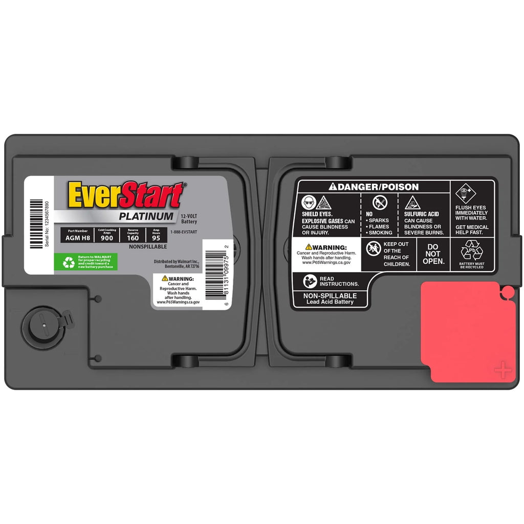 EverStart Platinum AGM Automotive Battery Group Size H8 Q7285