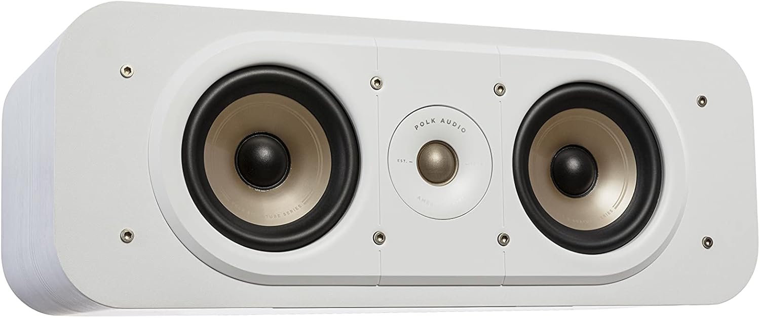 Polk Signature Elite ES30 Center Channel Speaker, Hi-Res Certified, Dolby Atmos Compatible, Black P355