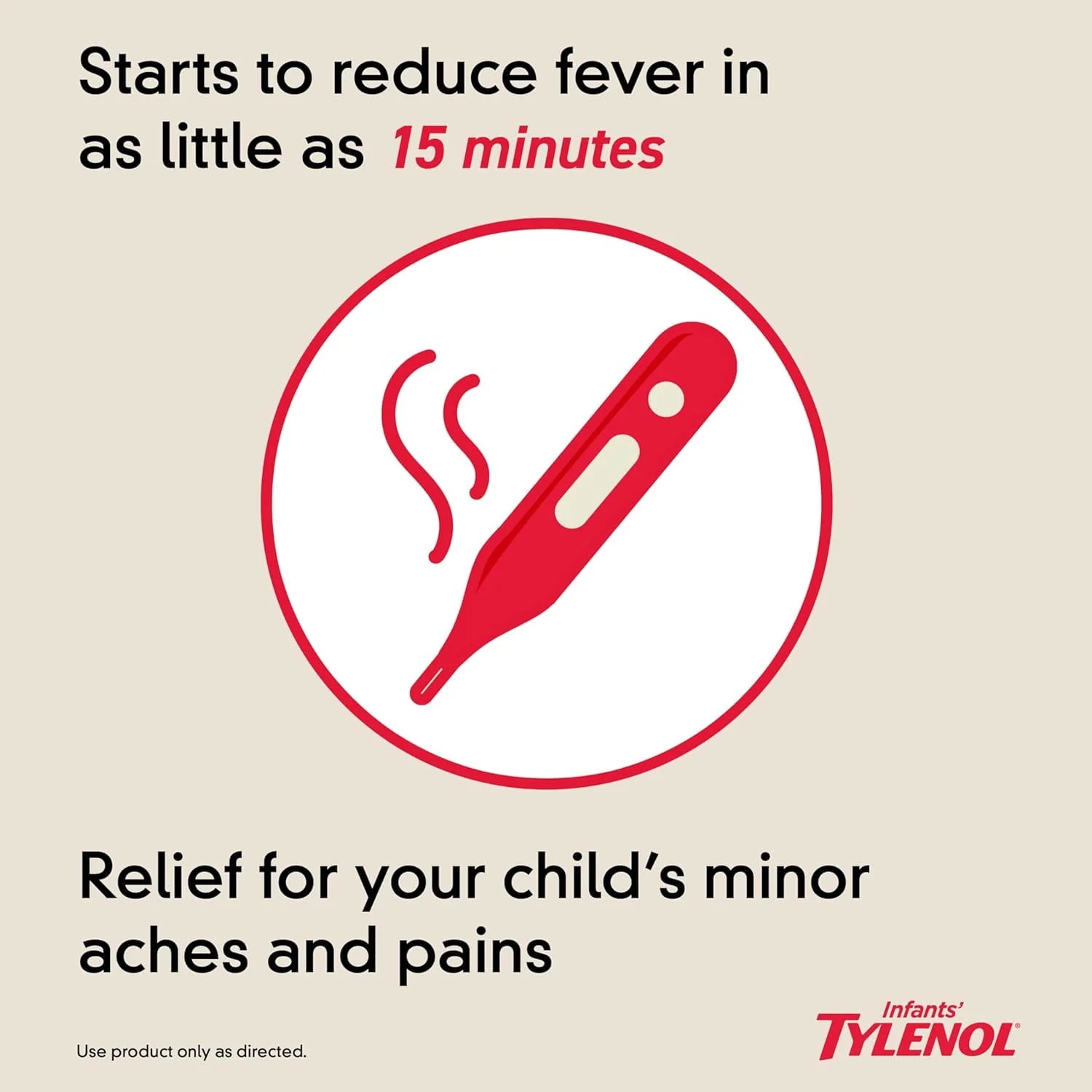 Infants' Tylenol Acetaminophen, Dye-Free Cherry, 2 fl oz P517914
