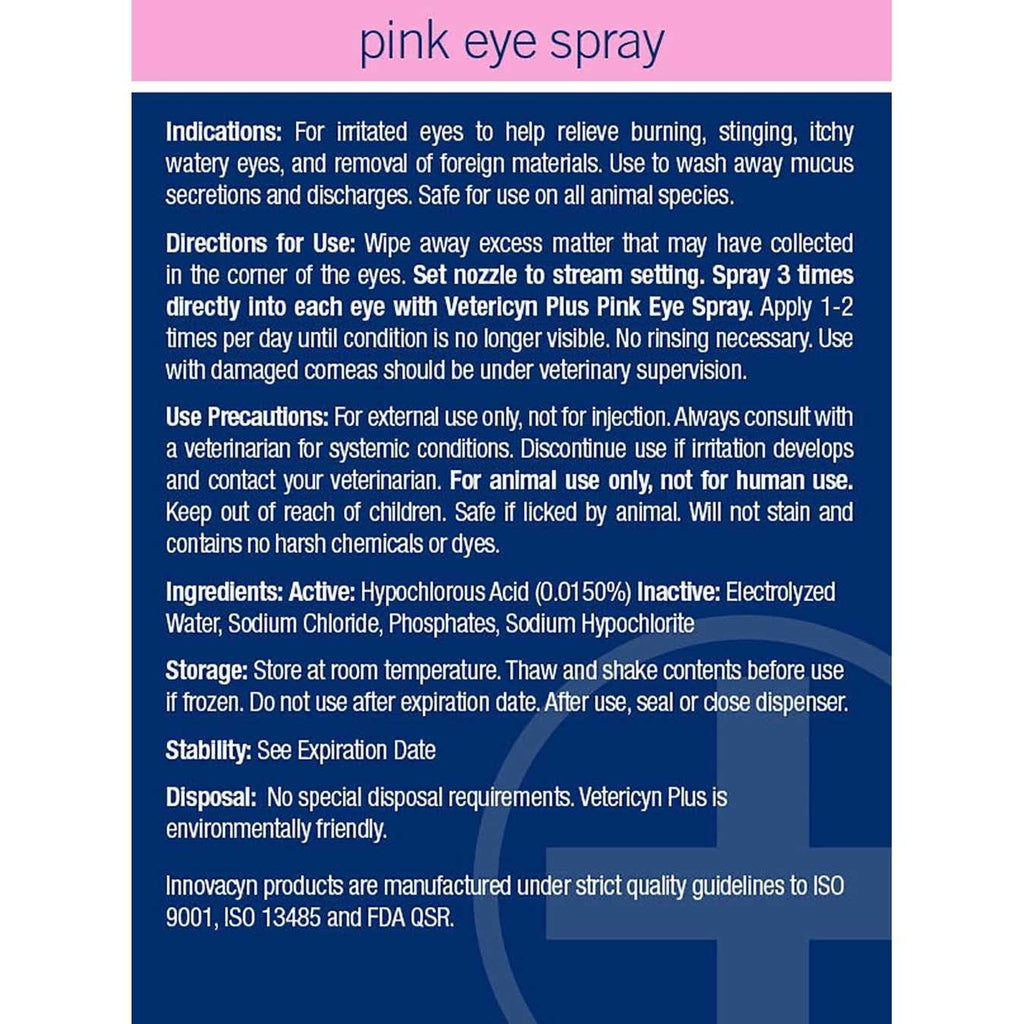 Vetericyn Plus Pink Eye Spray A89174