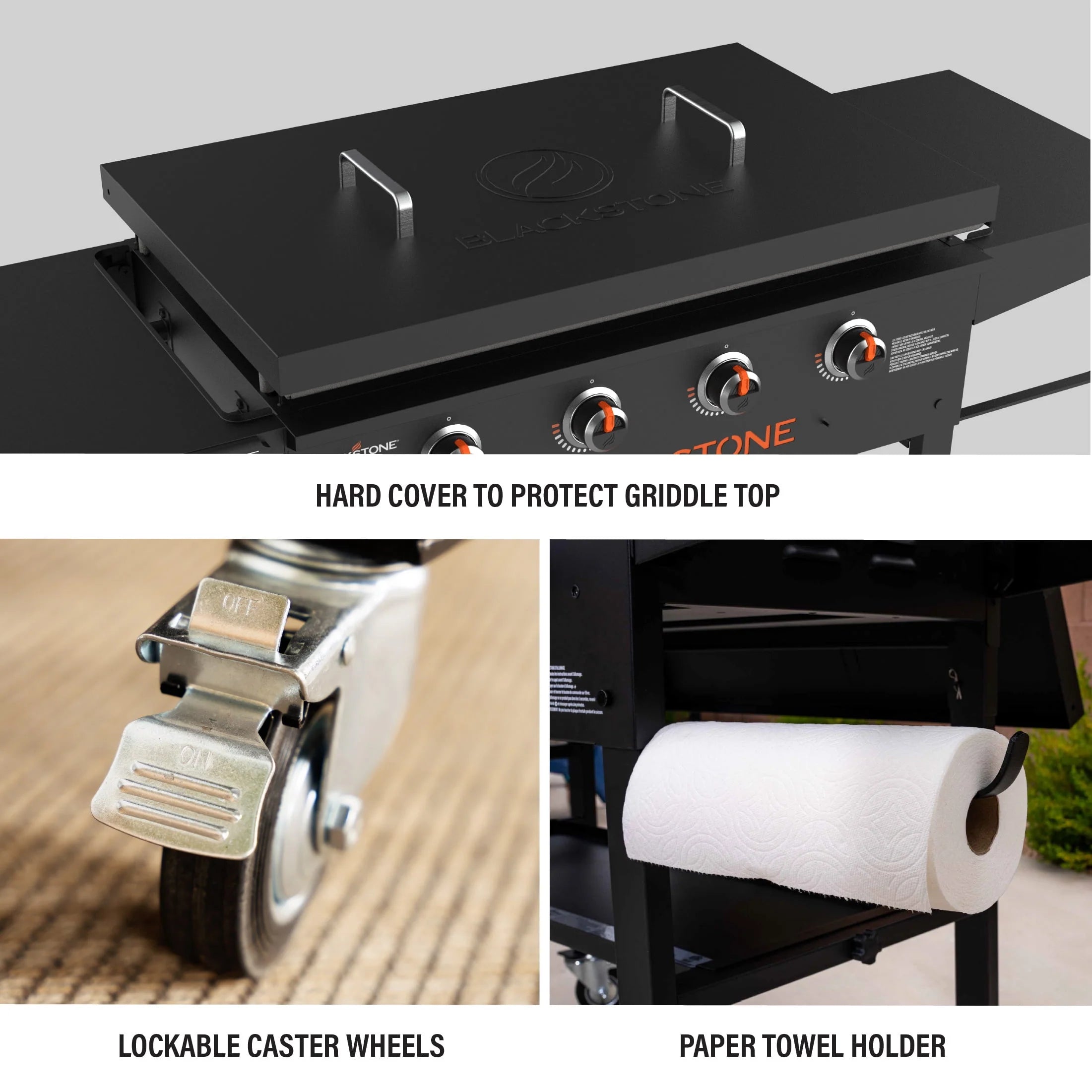 Blackstone 4-Burner 36 Propane Griddle with Hard Cover Z88651