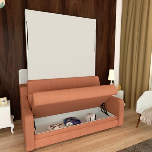 Ball & Cast Queen Murphy Bed Wall Chest with USB and Storage X29201