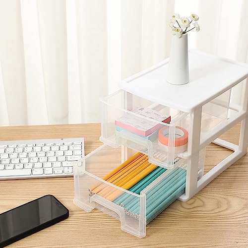 3 Drawer Plastic Storage Organizer for Home Office G4159