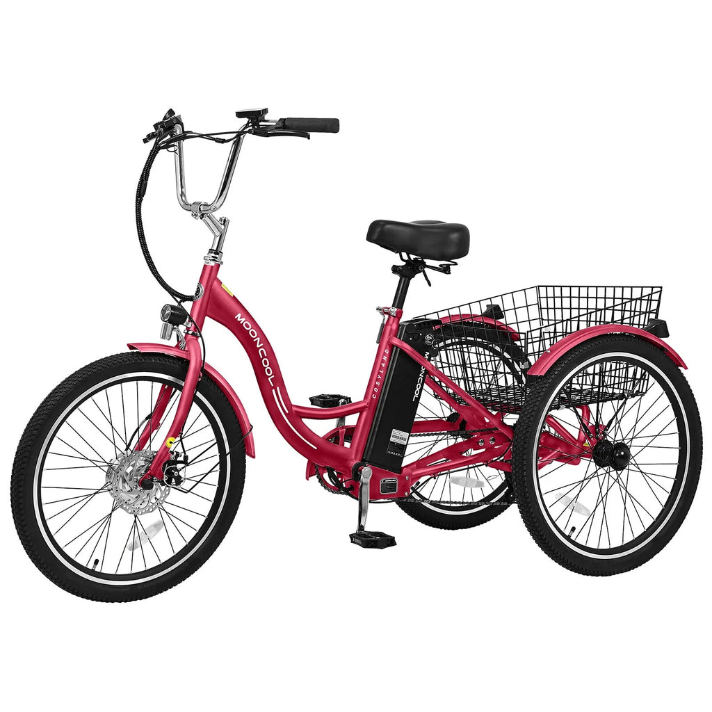 Lilypelle Adult Electric Tricycle 3-Wheel Bike for Seniors E1378