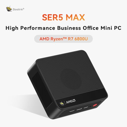 Beelink SER5 Mini PC AMD Ryzen 5 5500U 32GB DDR4 500GB NVMe SSD H29671