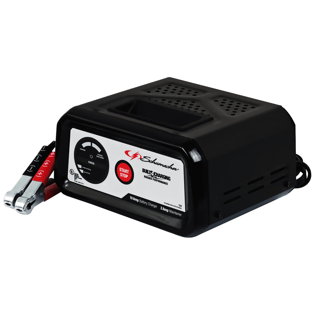 Schumacher SC1282 10-Amp 12V Automatic Battery Charger and Maintainer N185