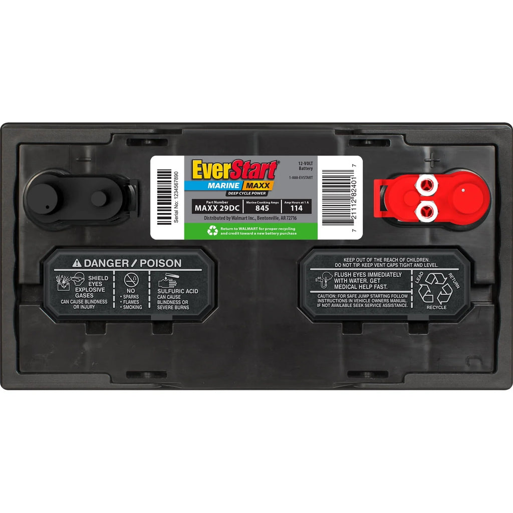 EverStart Maxx Marine Battery Group Size 29DC 12V 845 CCA Q273