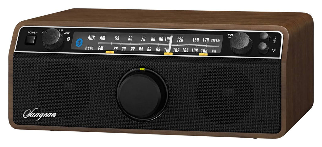 Sangean WR-12 AM/FM Analog Wooden Cabinet Receiver C893579