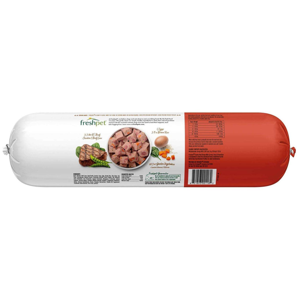 Freshpet Dog Food Chunky Beef Recipe S5859