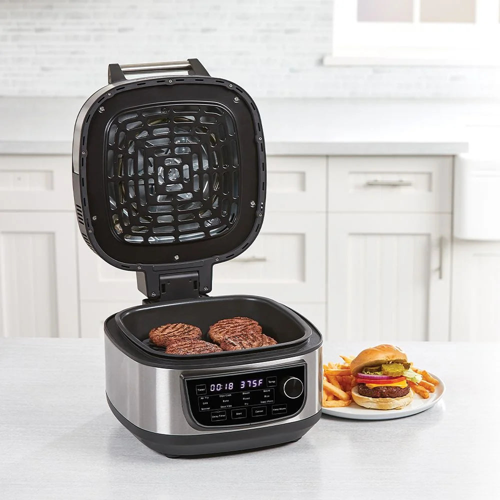 PowerXL Grill Air Fryer Combo 12-in-1 Stainless Steel Z5241