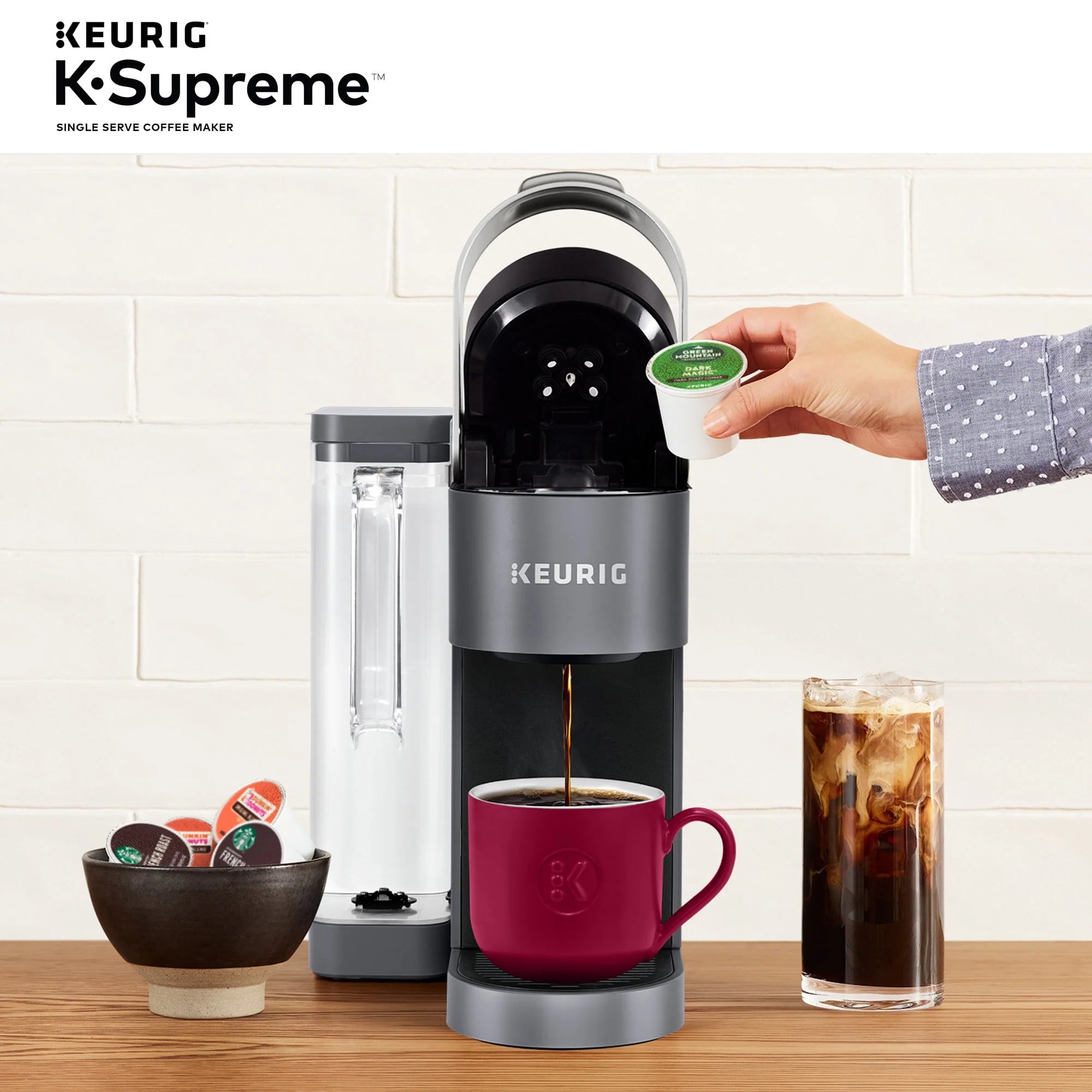 Keurig K-Supreme Single-Serve K-Cup Pod Coffee Maker, Black G914