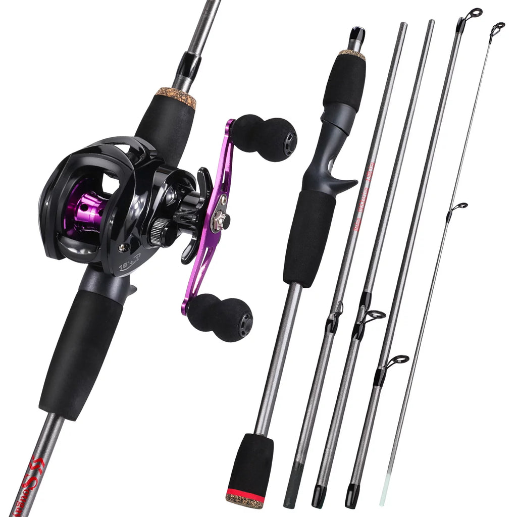 Sougayilang Casting Fishing Rod and Reel Combo W614415